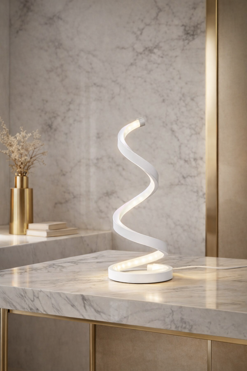 Lampada desing a spirale allungabile-luce d’atmosfera