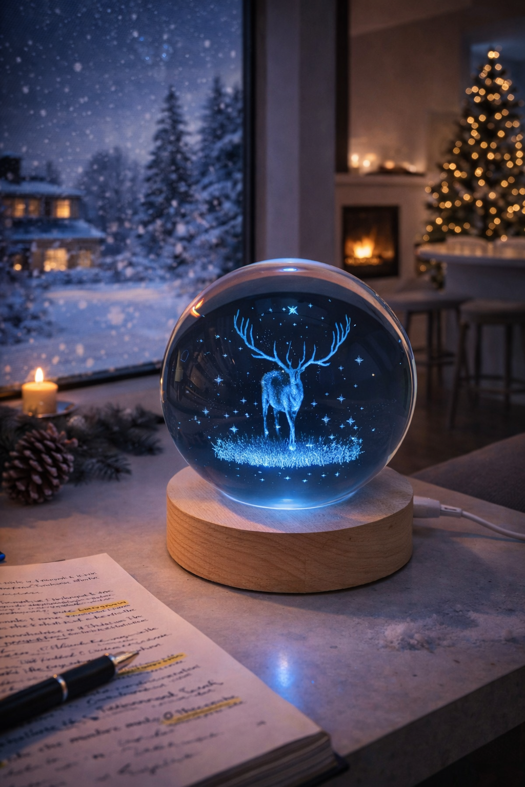 Luce a sfera LED -night mood